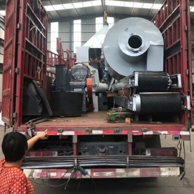 Shipment of customized wood pellet machine production line in Hebei, China
